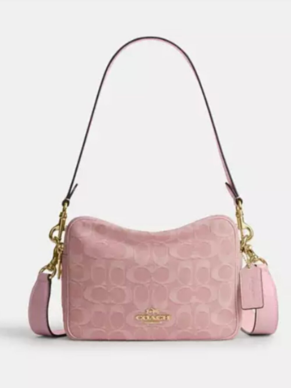 Carey Crossbody Bag In Signature Denim